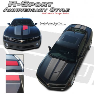 45 SS RS Anniversary Factory Racing Rally Stripe Decal 3M Vinyl 2010-2013 Camaro