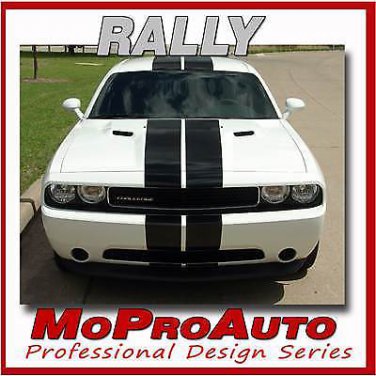 2010 CHALLENGER - 3M Pro Vinyl RALLY Racing Stripe Decal Hood Bumper * 261