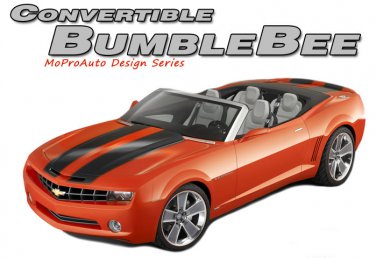 Bumblebee Convertible Rally Racing Stripes Decal Vinyl Graphic 2011-2013 Camaro