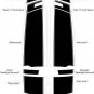 Bumblebee Convertible Rally Racing Stripes Decal Vinyl Graphic 2011-2013 Camaro