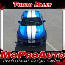 2016-2018 Chevy Camaro Dual Racing TURBO RALLY Stripes Vinyl Graphic Decal RS