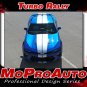 2016-2018 Chevy Camaro Dual Racing TURBO RALLY Stripes Vinyl Graphic Decal RS
