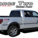 Force Two Screen Side Hockey Decals Stripes Vinyl Graphics 2009-2014 Ford F-150