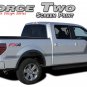 Force Two Screen Side Hockey Decals Stripes Vinyl Graphics 2009-2014 Ford F-150