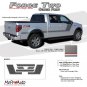 Force Two Screen Side Hockey Decals Stripes Vinyl Graphics 2009-2014 Ford F-150