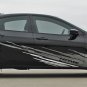 2013-2016 Dodge Dart RIPPED Low Side Door Splash 3M Vinyl Stripes Decal Graphics