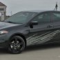 2013-2016 Dodge Dart RIPPED Low Side Door Splash 3M Vinyl Stripes Decal Graphics