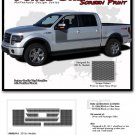 2015-2018 Ford Truck FORCE 1 Digital Print Stripe Decals Vinyl Graphics | PD3515