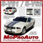 Mustang V6 Racing - 3M Pro Vinyl Rally Stripes Decals Graphics 2006 * 516