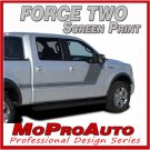 2011 F-150 FORCE TWO Screen Print Side Hockey Decals Stripes Vinyl Graphics 64X