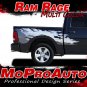 2016 Dodge Ram RAGE Multi-Color Truck Bed 3M Vinyl Graphics Decals Stripes M26