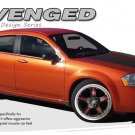 Split Hood Rear Quarter Side Trunk Decal Graphic Stripe 2008-2014 Dodge Avenger