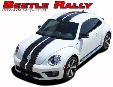 2012-2017 Volkswagen Beetle Rally Hood Roof Bumper OE Vinyl Decal Stripe Graphic
