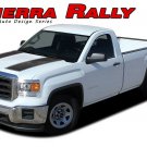 Split Rally Hood Vinyl Graphics Stripes 3M Decals 2014-2016 2017 2018 GMC Sierra
