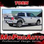 2015-2018 Ford Truck TORN Stripes Vinyl Graphics Stripes 3M Decals | PDS44778
