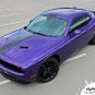 Challenger 15-2016 Center REDLINE Rallye Racing Stripes Hood Decal Vinyl Graphic