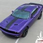 Challenger 15-2016 Center REDLINE Rallye Racing Stripes Hood Decal Vinyl Graphic