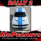 2017 Challenger RALLY 10" Inch Racing Stripe 3M Pro Vinyl Graphic Hood Decal 205