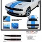 2017 Challenger RALLY 10" Inch Racing Stripe 3M Pro Vinyl Graphic Hood Decal 205