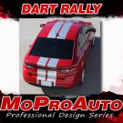 2015 Dodge Dart Rally Racing Stripes Hood Vinyl Graphics Decals Striping 862