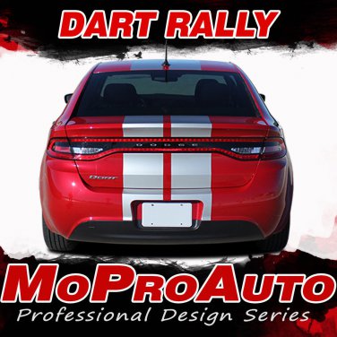 2015 Dodge Dart Rally Racing Stripes Hood Vinyl Graphics Decals Striping 867