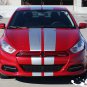 2015 Dodge Dart Rally Racing Stripes Hood Vinyl Graphics Decals Striping 867