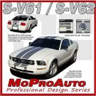 Mustang V6 Racing Rally Stripes Decals Graphics 2009 * 3M Pro Vinyl 679
