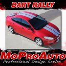 2016 Dodge Dart Rally Racing Stripes Hood Vinyl Graphics Decals Striping 851
