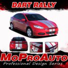 2014 Dodge Dart Rally Racing Stripes Hood Vinyl Graphics Decals Striping 856