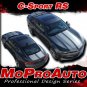 C-SPORT RS 2016 2017 2018 Camaro OE Racing Stripe 3M Vinyl Graphic Decal V6 C1