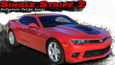 2014-2015 Center Wide Hood Racing Stripe Decal Pro 3M Vinyl Graphic SS Chevy Cam