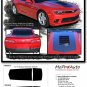 2014-2015 Center Wide Hood Racing Stripe Decal Pro 3M Vinyl Graphic SS Chevy Cam