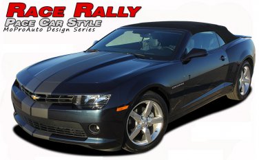 Camaro 2014-2015 Race Rally 3M Vinyl Graphics 10" Racing Stripes Decals SS RS LS