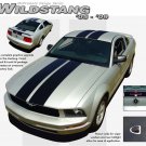 Racing Rally 10" Hood Roof Trunk Stripes Graphics Decals fits 2005-2009 Mustang