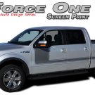 Force One Screen Print Side Hockey Decals Stripes Graphics 2008-2014 Ford F-150