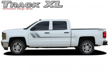 2000-2018 GMC Sierra Track XL 3M Pro Side Door Stripe Decals Vinyl Graphic