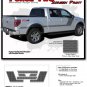 2015-2018 F-150 Force Two Screen Print Side Hockey Decals Stripes Vinyl Graphics