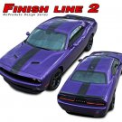 Redline Hood Rallye Racing Stripes Hood Decal Vinyl Graphic Challenger 2015-2018