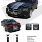2011-2014 Dodge Charger N-CHARGE Racing Stripes Vinyl Decals 3M Pro | PDS1768