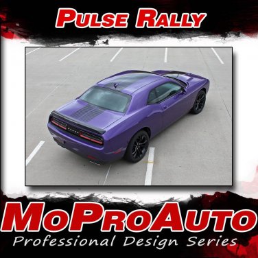 2008-2018 Challenger Racing Stripe 3M Pro Vinyl PULSE RALLY Graphic Hood Decal