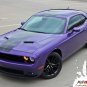 2008-2018 Challenger Racing Stripe 3M Pro Vinyl PULSE RALLY Graphic Hood Decal