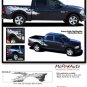 2015 Dodge Ram RAGE Multi-Color Truck Bed 3M Vinyl Graphics Decals Stripes M21