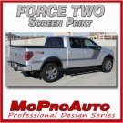 2014 F-150 FORCE TWO Screen Print Side Hockey Decals Stripes Vinyl Graphics T6T