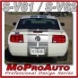 Mustang V6 Racing Rally Stripes Decals Graphics 2008 - 3M Pro Vinyl 587