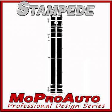 Ford MUSTANG Rally Racing Stripes Decals - Pro Grade 3M Graphics 2012 748