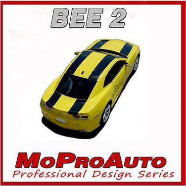 2011 Camaro BUMBLE BEE 2 Hood Roof Trunk Racing Stripes Decals Vinyl Graphics