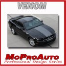 VENOM Wide Center Rally Racing Stripes 2013 Decal Graphic 3M Vinyl Ford Mustang