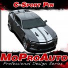 2017 2018 Chevy Camaro C-SPORT PIN Rally Racing Stripes 3M Vinyl Graphic Decal