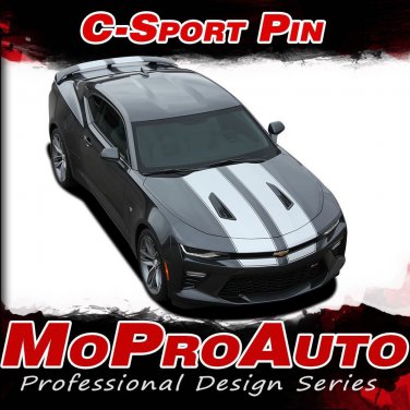 2017 2018 Chevy Camaro C-SPORT PIN Rally Racing Stripes 3M Vinyl Graphic Decal