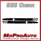 2011 Fiat 500 Pro Grade 3M Vinyl SE 5 CHECK Side Stripes Decals Graphics 013